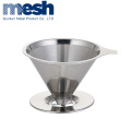 brand paper v60 stainless steel hand drip stitching coffee filter